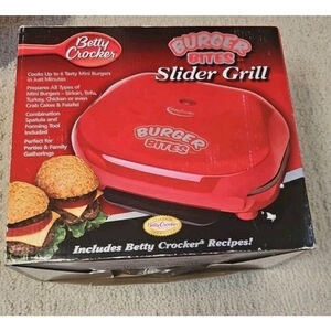 Betty Crocker Burger Bites Slider Grill